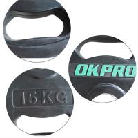 Диск обрезиненный с хватами 2,5 кг OKPRO OK2009E