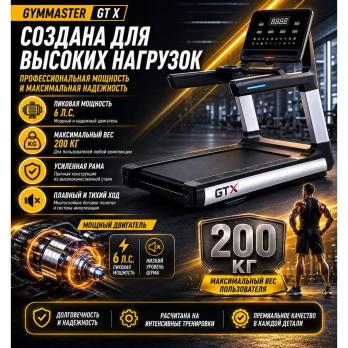 Беговая дорожка Gymmaster GT X