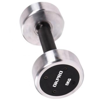 Гантельный ряд хромированный OKPRO OK1033C (от 2,5 до 25 кг, шаг 2,5 кг)