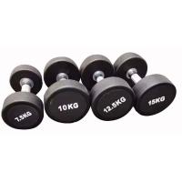 Гантельный ряд полиуретановый от 2,5 до 25 кг (шаг 2,5 кг) Gymmaster ANA-002