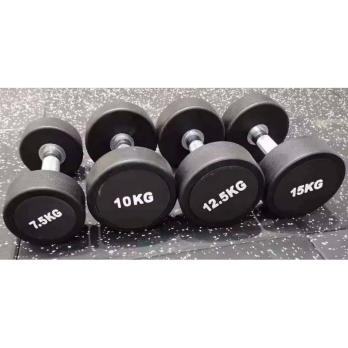Гантельный ряд полиуретановый от 2,5 до 25 кг (шаг 2,5 кг) Gymmaster ANA-002