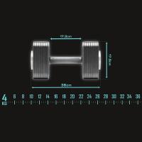 Гантель наборная 4-20 кг Vertex FT-32