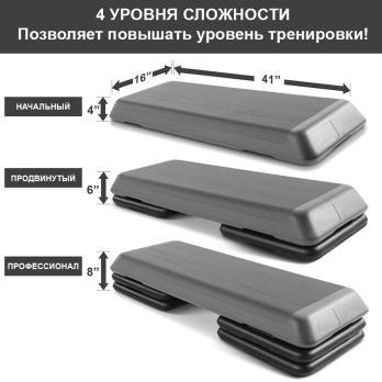 Степ-платформа Gymmaster ANA-533A
