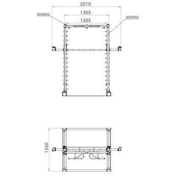 Силовая полурама с машиной Смита Vertex FT-105