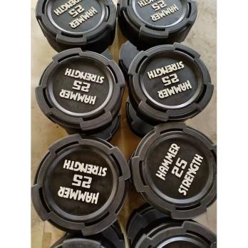 Гантельный полиуретановый ряд от 2,5 до 25 кг, шаг 2,5 кг Gymmaster ANA-047