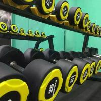 Гантельный ряд полиуретановый (42-50 кг, шаг 2 кг) Gymmaster ANA-050