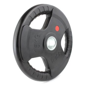 Диск обрезиненный с тройным хватом Gymmaster ANA-008 15кг