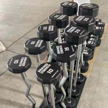 Набор штанг полиуретановых Gymmaster ANA-025 10 кг - 55 кг (10 шт. - шаг 5 кг)