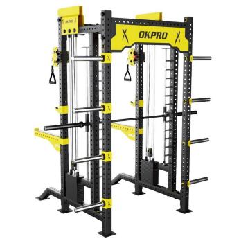 Двойная регулируемая тяга с машиной Смита OKPRO OK9012