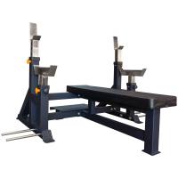 Скамья для жима лежа со страховочными упорами OKPRO OK9136B