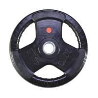 Диск обрезиненный с тройным хватом Gymmaster ANA-008 20кг