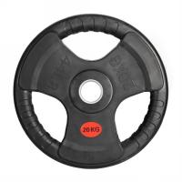 Диск обрезиненный с тройным хватом Gymmaster ANA-008 20кг