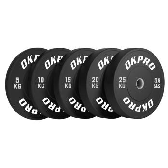 Диск бамперный резиновый 15 кг OKPRO OK2006-1