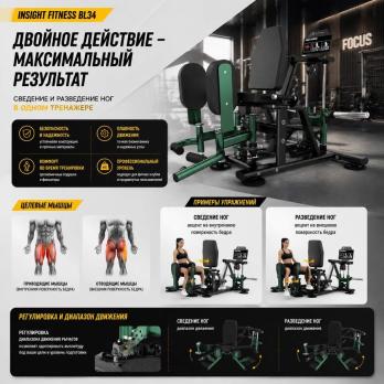 Сведение и разведение ног Insight Fitness BL34