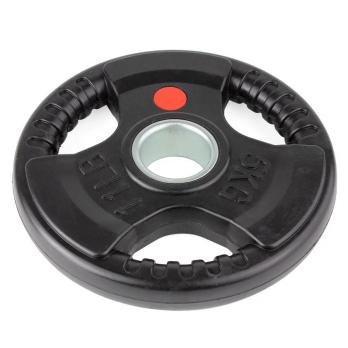 Диск обрезиненный с тройным хватом Gymmaster ANA-008 5кг