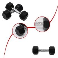 Гантельный ряд от 1 до 10 кг (10 пар) шаг 1 кг Gymmaster ANA-101