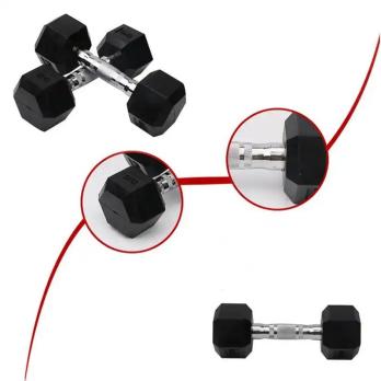 Гантельный ряд от 1 до 10 кг (10 пар) шаг 1 кг Gymmaster ANA-101