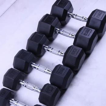 Гантельный ряд от 1 до 10 кг (10 пар) шаг 1 кг Gymmaster ANA-101