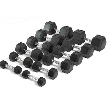 Гантельный ряд от 1 до 10 кг (10 пар) шаг 1 кг Gymmaster ANA-101