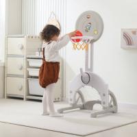 Баскетбольная стойка UNIX Kids Space / Космос серый