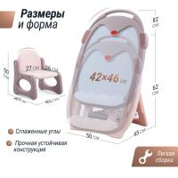 Развивающий детский мольберт UNIX Kids розовый