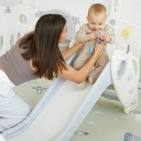 Манеж UNIX Kids Supreme Space / Премиальный 200x240 см серый