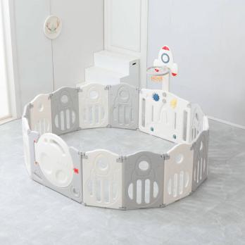 Манеж UNIX Kids Supreme Space / Премиальный 200x240 см серый