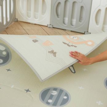 Манеж UNIX Kids Supreme Space / Премиальный 200x240 см серый