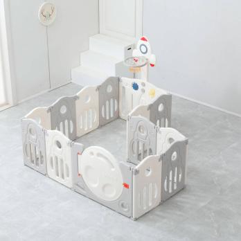 Манеж UNIX Kids Supreme Space / Премиальный 200x240 см серый