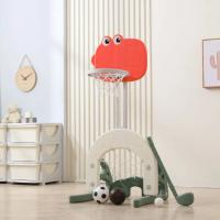 Баскетбольная стойка UNIX Kids Dino / Дино красный