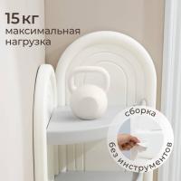 Стеллаж UNIX Kids Corner угловой серый