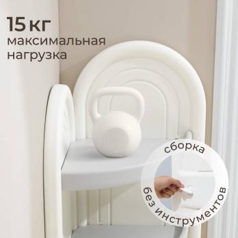 Стеллаж UNIX Kids Corner угловой серый