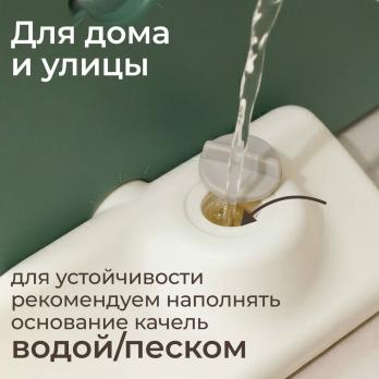 Горка с качелями UNIX Kids Dino / Дино зеленый