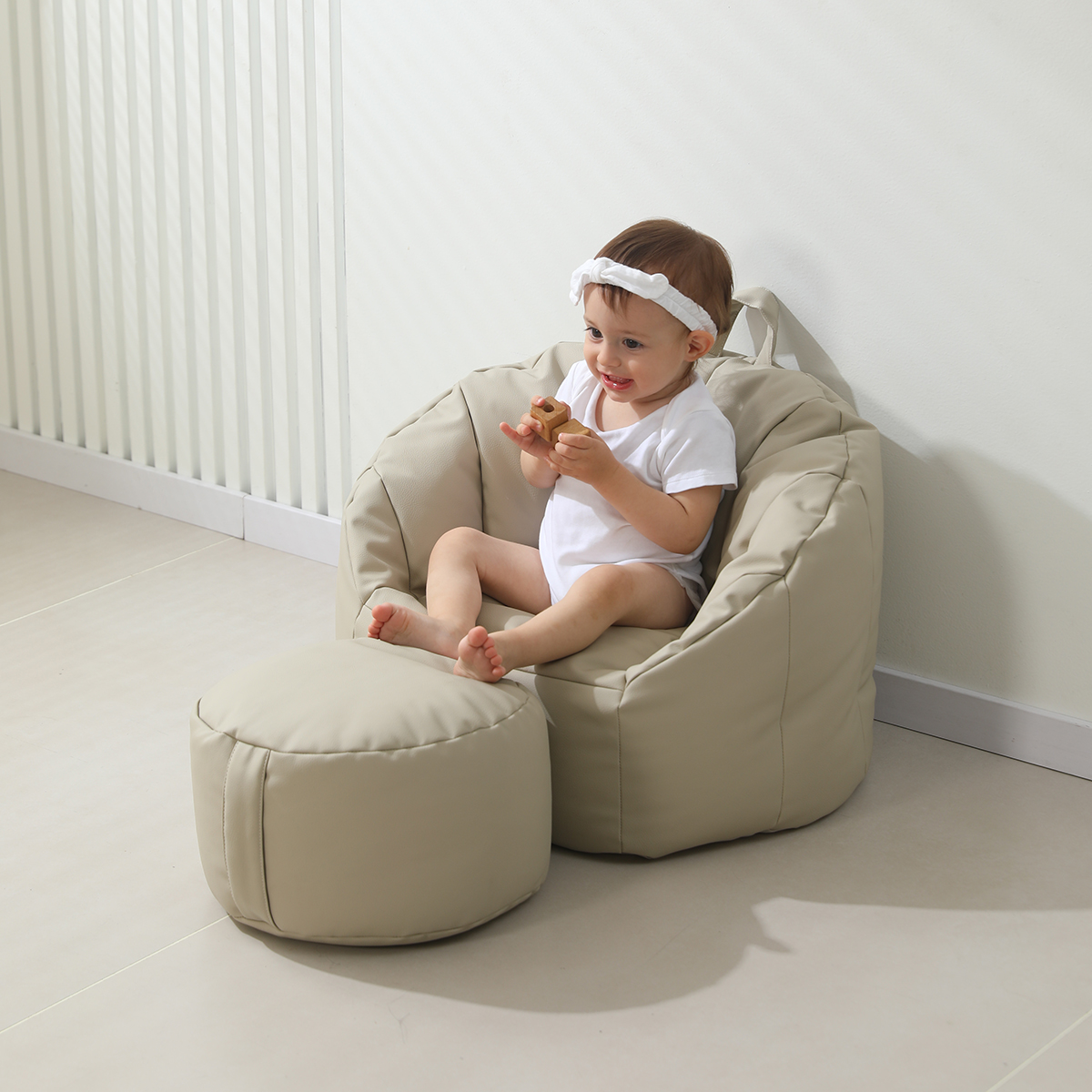 Пуф UNIX Kids Classic / Классик бежевый