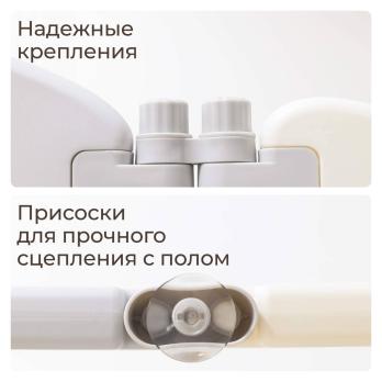 Манеж UNIX Kids Ocean / Океан (114 x 151 см) серый