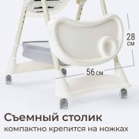 Стул для кормления UNIX Kids Ocean / Океан белый