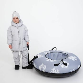 Тюбинг UNIX Kids Snow / Снег (105 см) серый