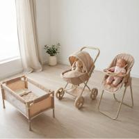 Кроватка UNIX Kids Doll для кукол бежевый