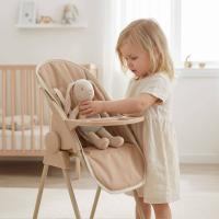 Стул для кормления UNIX Kids Doll / для кукол бежевый
