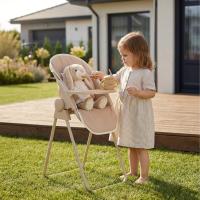 Стул для кормления UNIX Kids Doll / для кукол бежевый