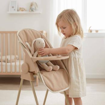 Стул для кормления UNIX Kids Doll / для кукол бежевый