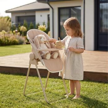 Стул для кормления UNIX Kids Doll / для кукол бежевый
