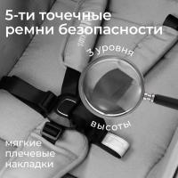 Коляска прогулочная UNIX Kids Vento / Венто светло-серый