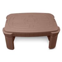 Песочница UNIX Kids Table / стол с крышкой 96 х 66 см коричневый