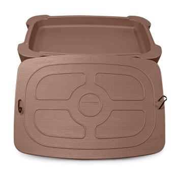 Песочница UNIX Kids Table / стол с крышкой 96 х 66 см коричневый
