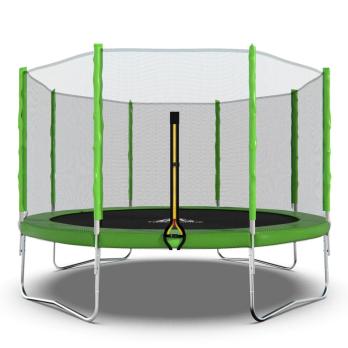Батут DFC Trampoline Fitness с сеткой 12ft