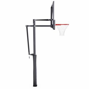 Усиленная баскетбольная стационарная стойка DFC ING 54" / закаленное стекло