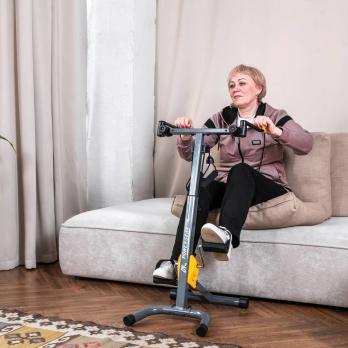 Велотренажер двойной DFC B810Y DUAL BIKE MAXI