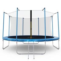 Батут каркасный с сеткой DFC Kondition 14 ft с лестницей