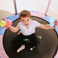 Батут детский DFC A.KOU KIDS 55" (140 см) с сеткой